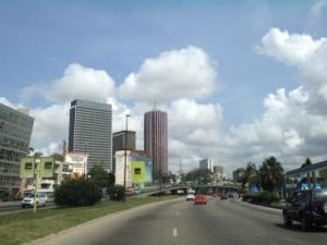 The Plateau neighbourhood in Abidjan